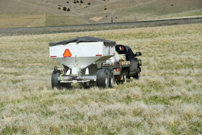 Fig 1 fertilizer spreading