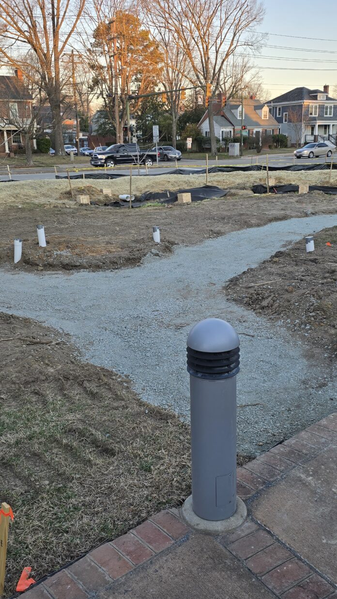 Green stormwater infrastructure implementation at the Ginter Park Branch – Richmond Public Library, City of Richmond, Virginia, USA.