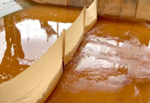 Bio-Based Barriers: Better for the Earth Fig. 1: Made with natural fibers, TerraTex Bio Fence breaks down and composts to reduce site waste. Photo Credit: Hanes Geo Components