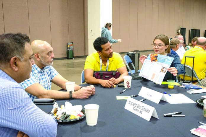 Knowledge Circles helped conference participants tackle a variety of industry concerns.