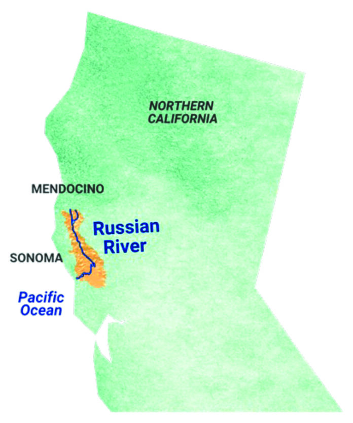 Fig. 1: The Russian River Valley